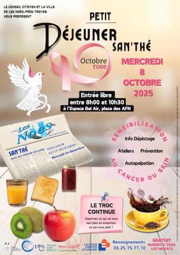 vignette petit dejeuner octobre rose 2025 lesnoes