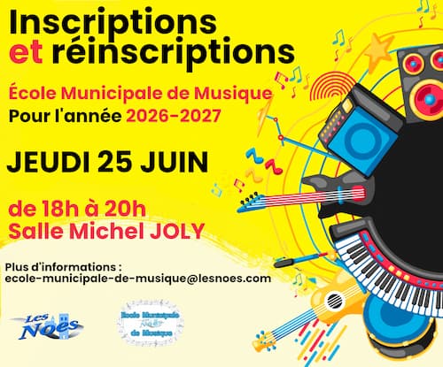 Affiche inscriptions 2026/2027